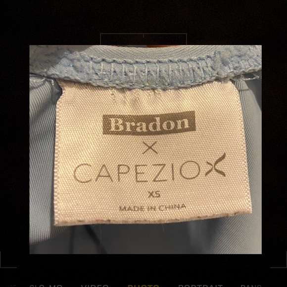 SOLD!!! Limited Edition Capezio Leotard - Baby Blue, Brandon Collab, Women’s XS - Picture 3 of 4